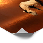 日の出の馬 ポスター (角)