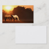 日の出の馬 名刺 (正面/裏面)