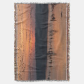 日の出の鳥 スローブランケット (正面縦)