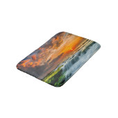 日の出のManyarのビーチ バスマット (アングル)