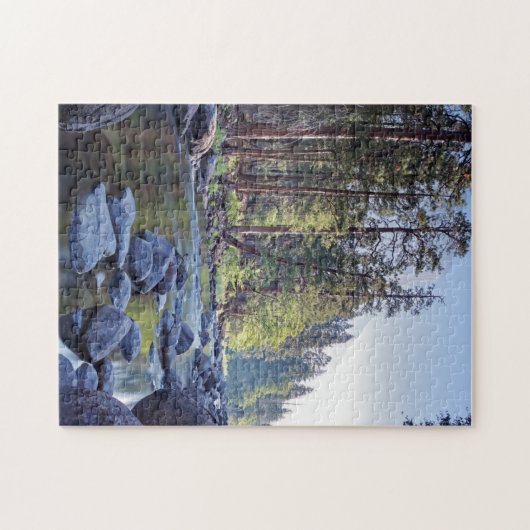 日の出のMercedの川|ヨセミテ国立公園 ジグソーパズル (横)