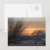 日の出はビーチの… ポストカード (正面/裏面)