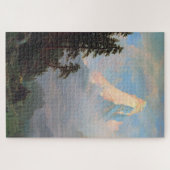 日の出はマッターホルン，アルバート・ビエルシュタット ジグソーパズル (横)