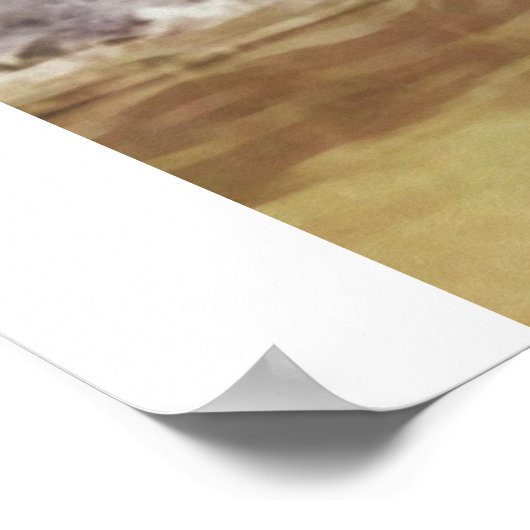 日の出を待っている ポスター (角)