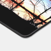 日の出を目撃するアヒルのハンター デスクマット (コーナー)