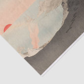 日の出を眺める士官と軍人 薄葉紙 (詳細)