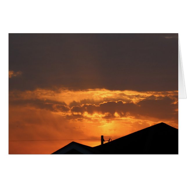 日の出を見る (正面横)