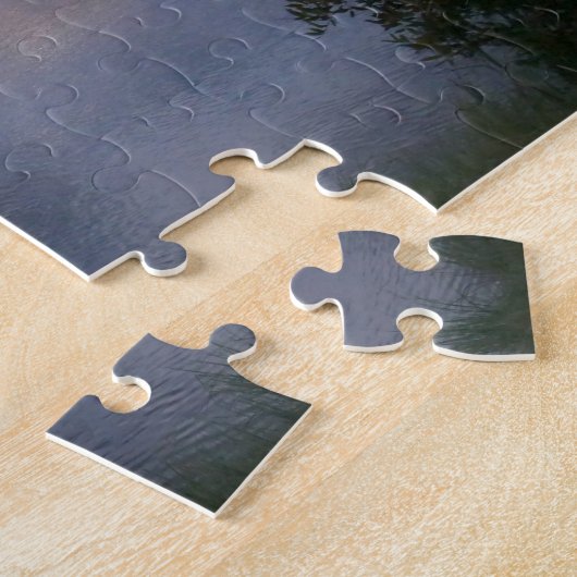 日の出アットスワイフトカレント湖I ジグソーパズル (側面)