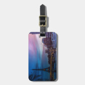 日の出エッフェルタワー – パリ、フランス、ヨーロッパ ラゲッジタグ (正面縦)