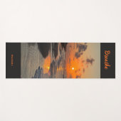 日の出テキサス州コーストパーソナライズされた、 ヨガマット (正面(横))