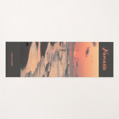 日の出テキサス州コーストパーソナライズされた、 ヨガマット (正面(横))