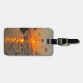 日の出テキサス州コーストパーソナライズされた、 ラゲッジタグ (正面横)