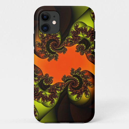 日の出フラクタル Case-Mate iPhoneケース (裏面)