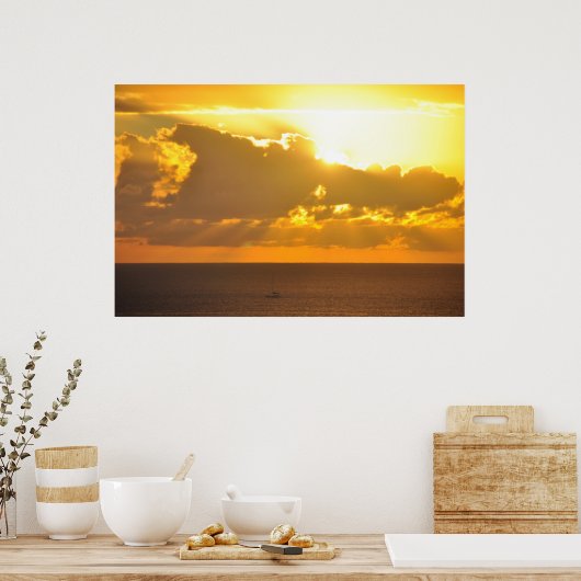 日の出ポスター ポスター (キッチン)