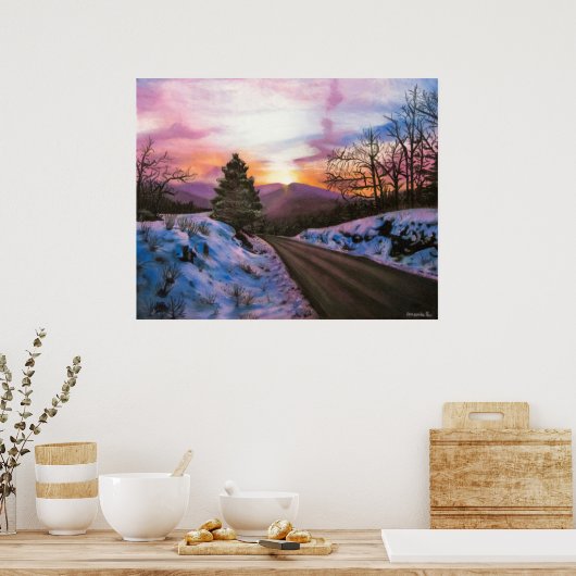 日の出ポスター ポスター (キッチン)