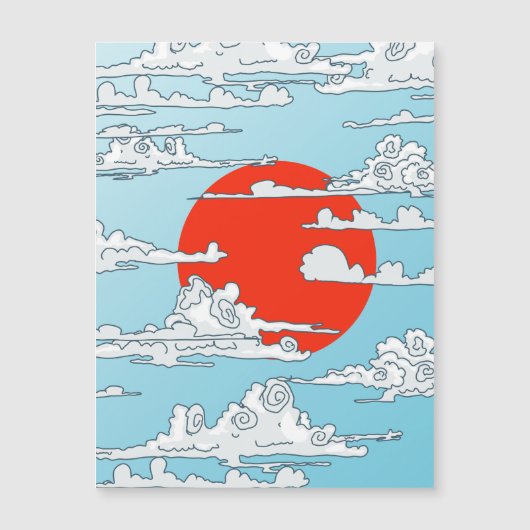 日の出マグネット (正面)