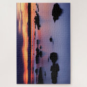 日の出モノ湖の黒点 ジグソーパズル (縦)