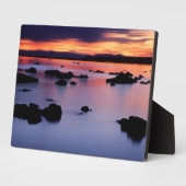 日の出モノ湖の黒点 フォトプラーク (側面)