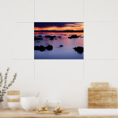 日の出モノ湖の黒点 ポスター (キッチン)