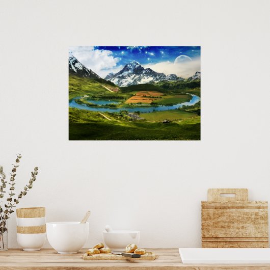 日の出写真 ポスター (キッチン)