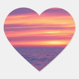 日の出前に ハートシール