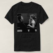 日の出前の映画で電車で会フランスのう Tシャツ (デザイン正面)