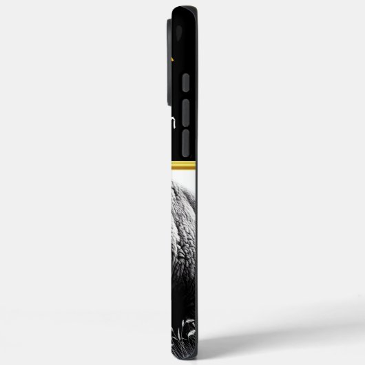 日の出威厳のあるで山の近くのバッファローの放牧 Case-Mate iPhoneケース (裏面 / 左)