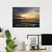 日の出新しい日はギフトポスター ポスター (ホームオフィス)