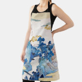 日の出日本のの山水、国芳、浮世絵 エプロン (インサイチュ)