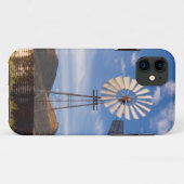 日の出時のカルー地方の風車とダム Case-Mate iPhoneケース (裏面(横))