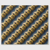 日の出時のサーファーのシルエット ラッピングペーパー (フラット)