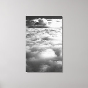 日の出時の不気味な雲景 キャンバスプリント