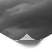 日の出時の不気味な雲景 ポスター (角)