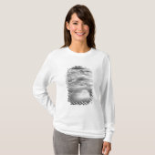 日の出時の不気味な雲景 Tシャツ (正面フル)