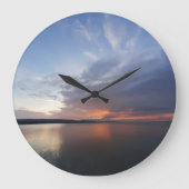 日の出時 ラージ壁時計 (正面)