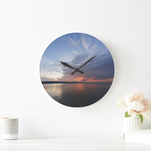 日の出時 ラージ壁時計 (ホーム)