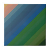 日の出景観色斜め線 タイル (正面)