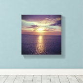 日の出海波 キャンバスプリント (インサイチュ (ウッドフロア))