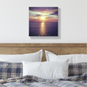 日の出海波 キャンバスプリント (インサイチュ (寝室))