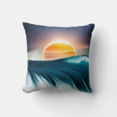 日の出海波 クッション (正面)