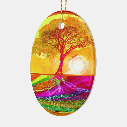 日の出生命の樹 セラミックオーナメント (左)