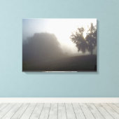 日の出直前の早朝 キャンバスプリント (インサイチュ (ウッドフロア))