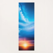 日の出背景ヨガマット ヨガマット (裏面)