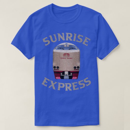 日の出表現列車Japan東京岡山出雲Ta Tシャツ (デザイン正面)