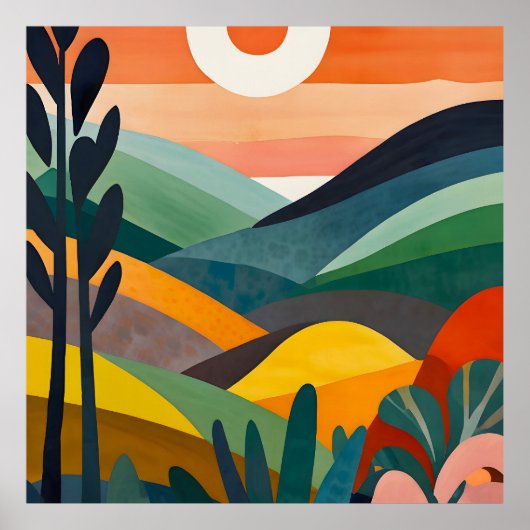 日の出転がの丘 ポスター (正面)