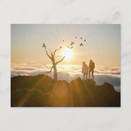 日の出雲 ポストカード (正面)