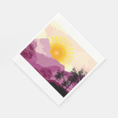 日の出風景 スタンダードランチョンナプキン (角)