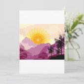 日の出風景 招待状 (スタンド正面)