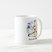 日の出2011年-日本のための世界の太陽 コーヒーマグカップ (正面右)