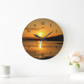 日の出 – おはよう ラージ壁時計 (ホーム)